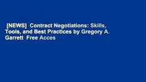 [NEWS]  Contract Negotiations: Skills, Tools, and Best Practices by Gregory