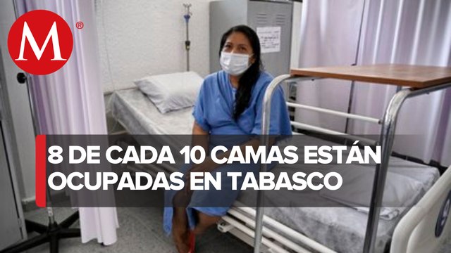 Tabasco, a punto de quedarse sin camas para enfermos de covid-19