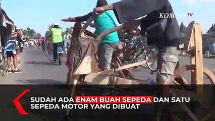 Hebat! Membuat Sepeda Berbahan Limbah Kayu