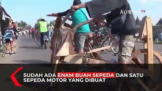 Hebat! Membuat Sepeda Berbahan Limbah Kayu