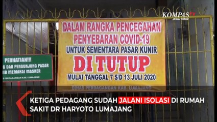 Pedagang Reaktif Pasar Kunir Ditutup