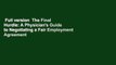 Full version  The Final Hurdle: A Physician's Guide to Negotiating a Fair Employment Agreement