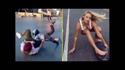 Funny Skateboard Tricks & Scooter Fails Compilation!