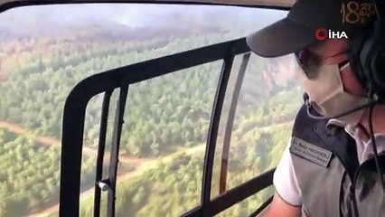 Gelibolu'daki yangın kontrol altına alındı; 450 hektar alan kül oldu