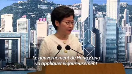 Hong Kong va "appliquer vigoureusement" la loi sur la sécurité nationale (cheffe de l'exécutif)