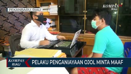Pelaku Penganiayaan Ojek Daring Minta Maaf