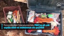 Pençe-Kaplan Operasyonu'nda PKK'ya ait çok sayıda silah ve mühimmat ele geçirildi