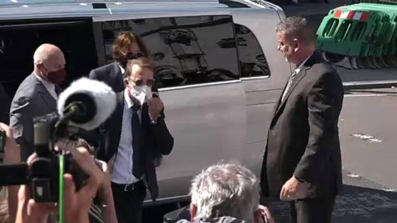 Actor Johnny Depp arrives at UK High Court