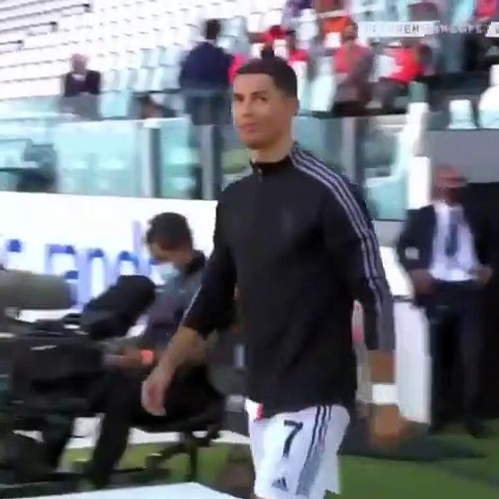 Cristiano Ronaldos amazing free kick.