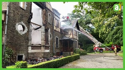 Le château de Presseux (Sprimont) est parti en fumée