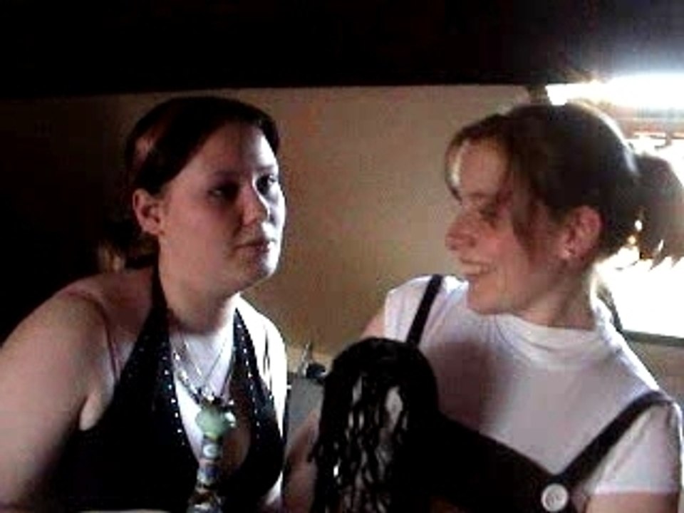 Gazou et Camille lors de la journée crêpes