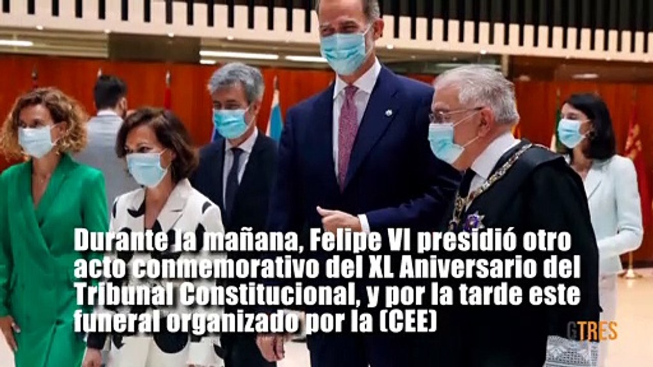 Los Reyes y sus hijas presiden el funeral por las víctimas del coronavirus
