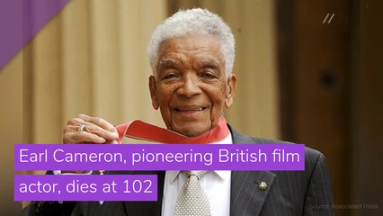 Earl Cameron, pioneering British film actor, dies at 102, and other top stories from July 07, 2020.