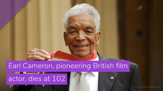 Earl Cameron, pioneering British film actor, dies at 102, and other top stories from July 07, 2020.