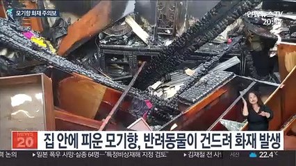 모기잡다 집 태울라…여름철 모기향 화재 주의해야