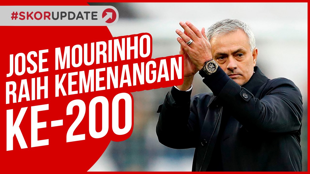 JOSE MOURINHO RAIH KEMENANGAN KE-200 DI LIGA INGGRIS!!