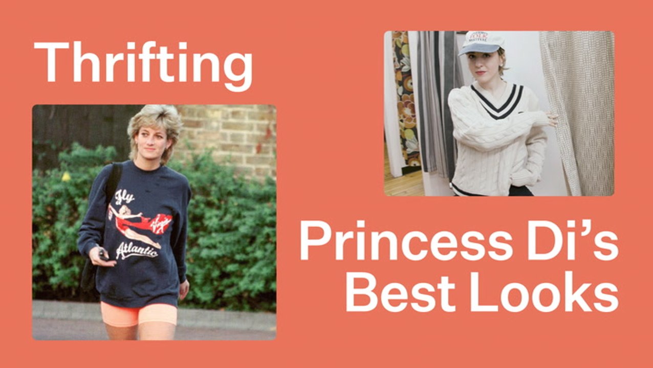 Come Thrift With Us For LADY DI Inspired Looks | Bustle
