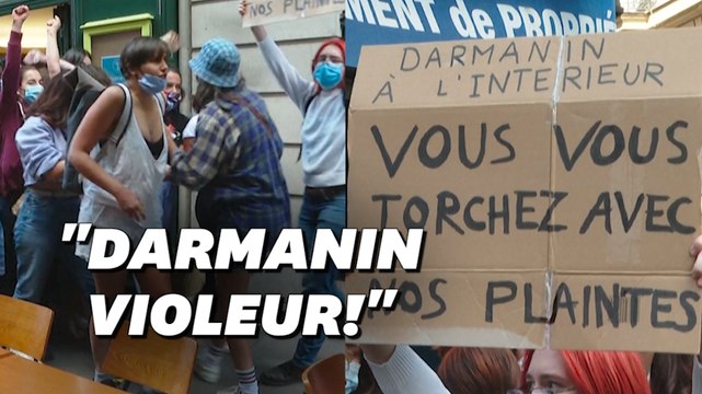 Gérald Darmanin violeur, État complice , accusent des féministes