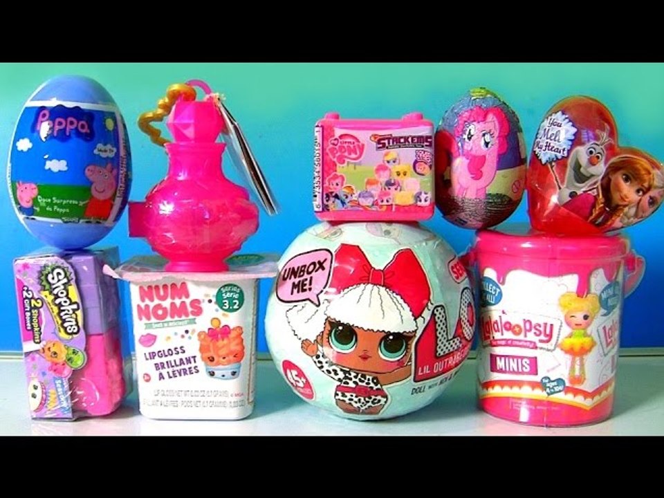 LOL Dolls Surprise TOYS Peppa Pig, NUM NOMS, Shopkins 7, Lalaloopsy ...