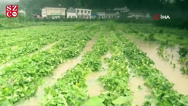 Çin'in Hunan eyaletini sel vurdu