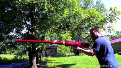 Making a Propane Powered Potato Gun and Blowing Things up With It!
