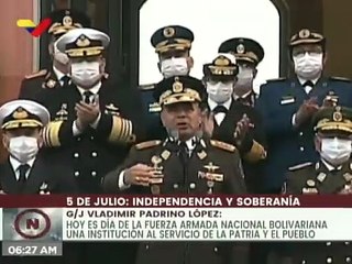 "Fuerza Armada ¡Imperialista! perdón, antiimperialistas": El peligroso lapsus de Vladimir Padrino en un acto militar