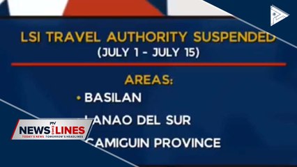 LSIs temporarily barred from travelling