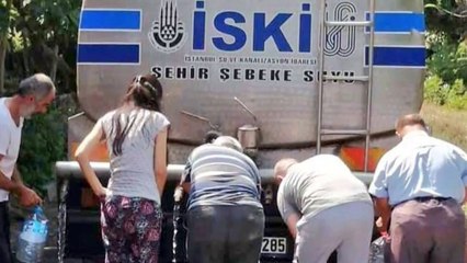 Şile'deki su kuyruğuna tepki | Video