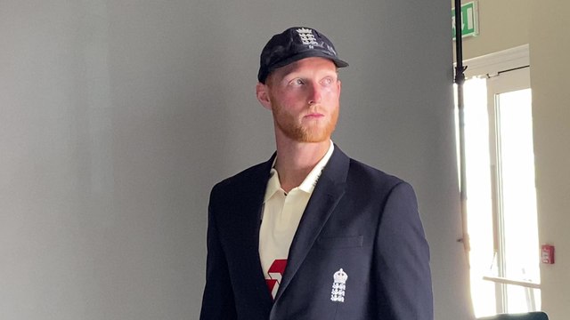 Proud Ben Stokes in England captains blazer