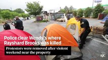Police clear Wendy’s where Rayshard Brooks was killed