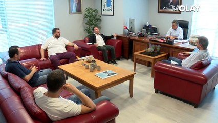 Bursaspor yönetiminden OLAY'a ziyaret