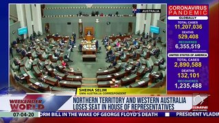 Northern Territory and Western Australia loses seat in House of Representatives
