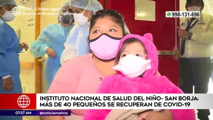 Primera Edición: Más de 40 niños se recuperan del Covid-19