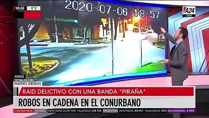 Inseguridad en cuarentena: raid delictivo en el oeste del conurbano