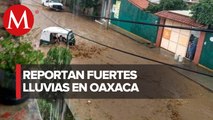 Fuerte tormenta deja daños en Oaxaca