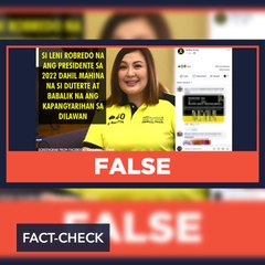 FALSE: Sharon Cuneta says Duterte is weak, dilawan will return to power in 2022