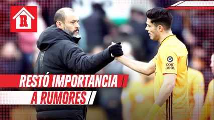 Técnico del Wolves restó importancia a rumores sobre el futuro de Raúl Jiménez