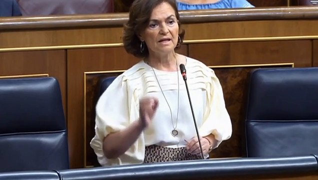 Carmen Calvo- 'El PP ha decidido hacer política con los muertos'