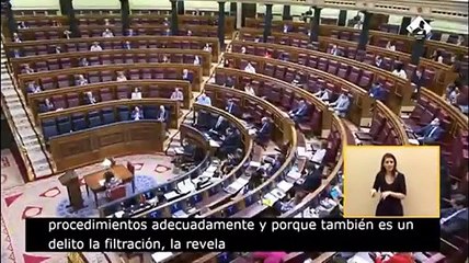 Olona asegura que Marlaska odia la Guardia Civil y ha aplaudido a los etarras en esta cámara