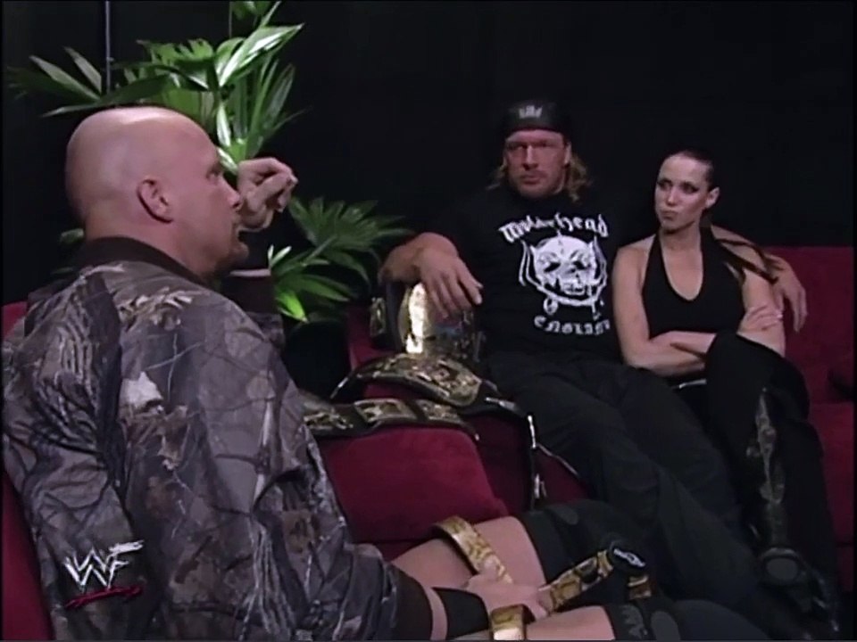 Triple H, Stephanie & Stone Cold segment | Insurrextion 2001