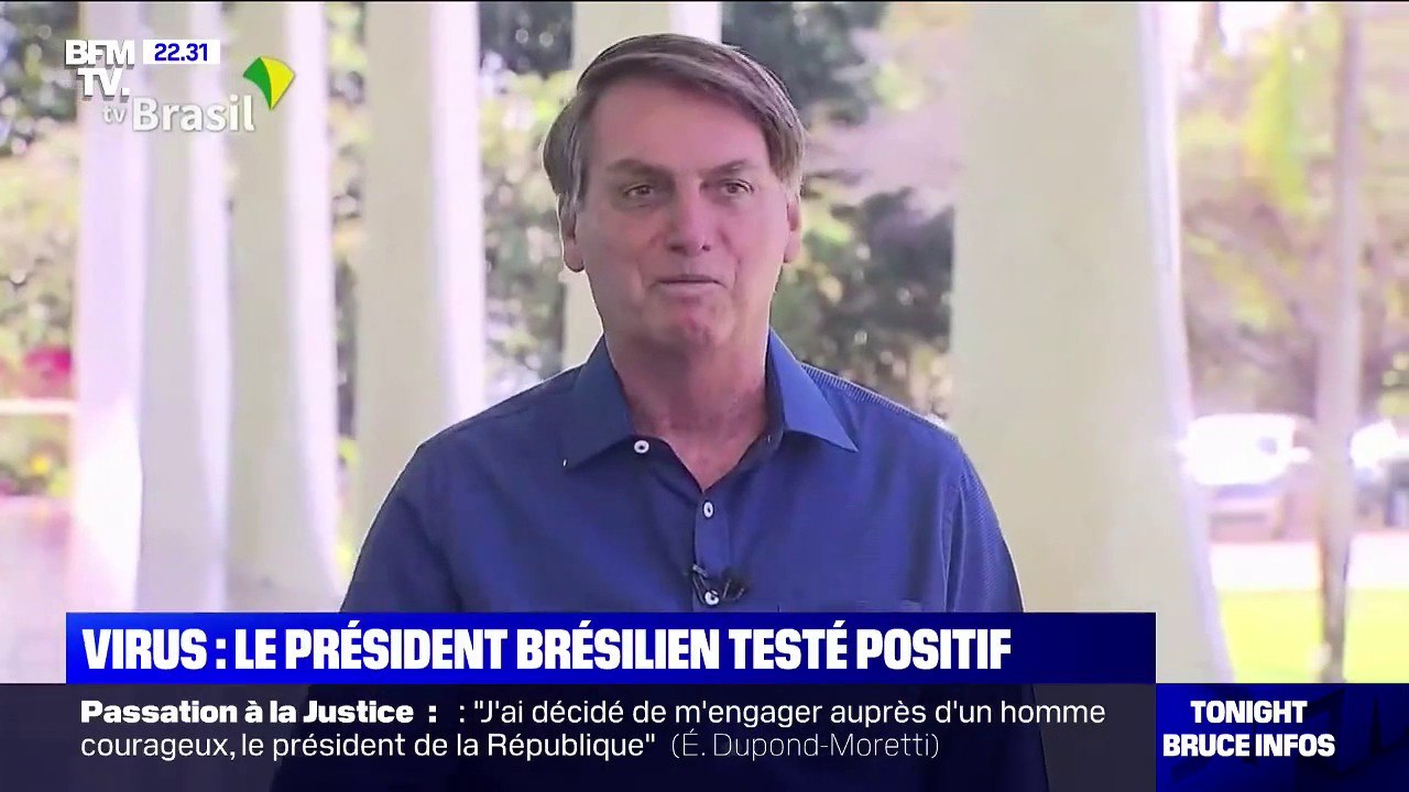 Le président brésilien, Jair Bolsonaro, qui ava...