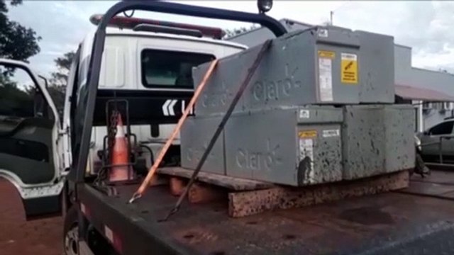 Baterias que foram furtadas no Nordeste são encontradas em Cascavel