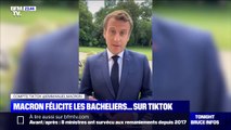 Emmanuel Macron a félicité les bacheliers... sur TikTok