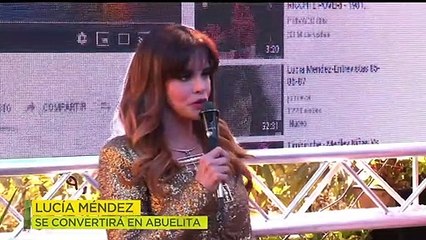 ¡Lucía Méndez se convertirá en abuelita y está que no cabe de felicidad! | Ventaneando