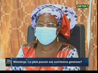 ORTM / Edition de 20h du JT du Mardi 07 Juillet 2020