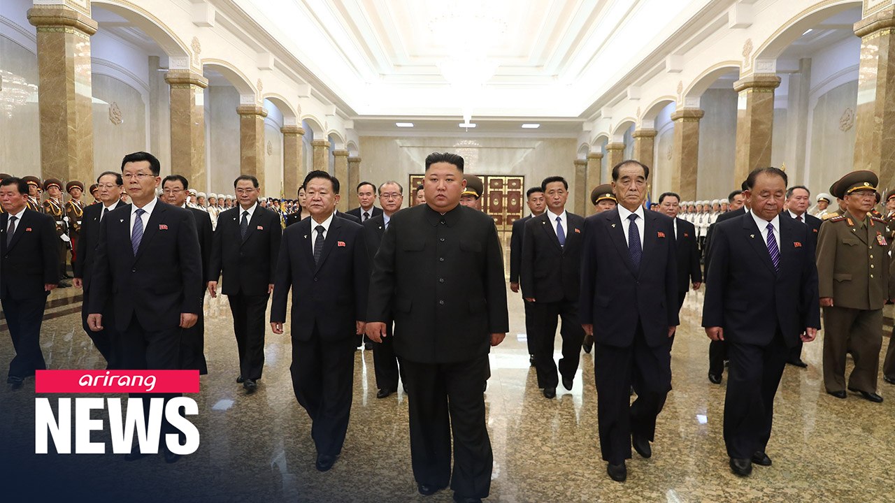 Kim Jong-un pays respect to N. Korea's founder, his grandfather; ahead of 26th anniversary of death