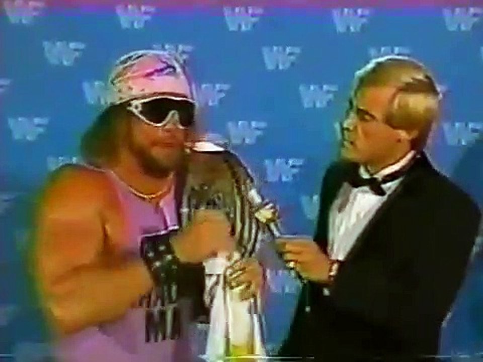 Macho Man Randy Savage and Adrian Adonis Promo 08-02-1986