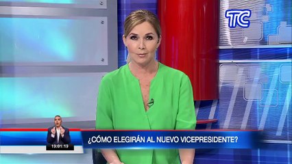 ¿Cómo se elegirá al nuevo vicepresidente del Ecuador?