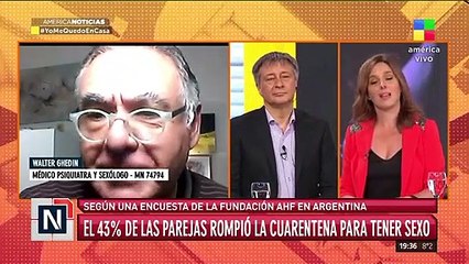 Según una encuesta, el 43% de los argentinos rompió la cuarentena por sexo