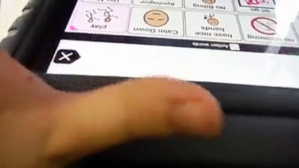 Using Proloquo2go to go over behaviors